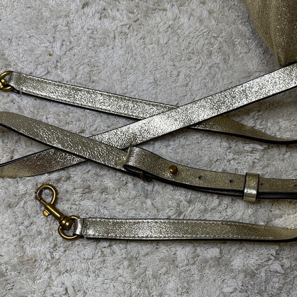 Like New Tory Burch Gold Kira Top Handle Satchel - Picture 8 of 14